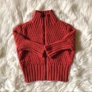 XS cropped tight sweater jacket